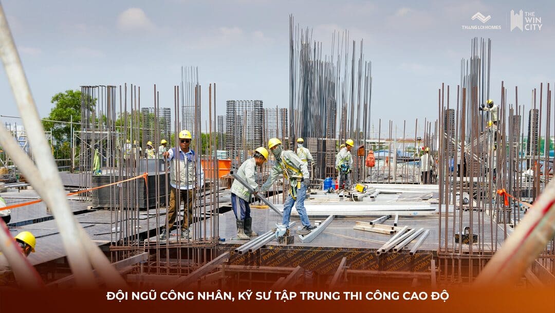 Tổng thể tiến độ dự án The Win City tháng 4 năm 2026
