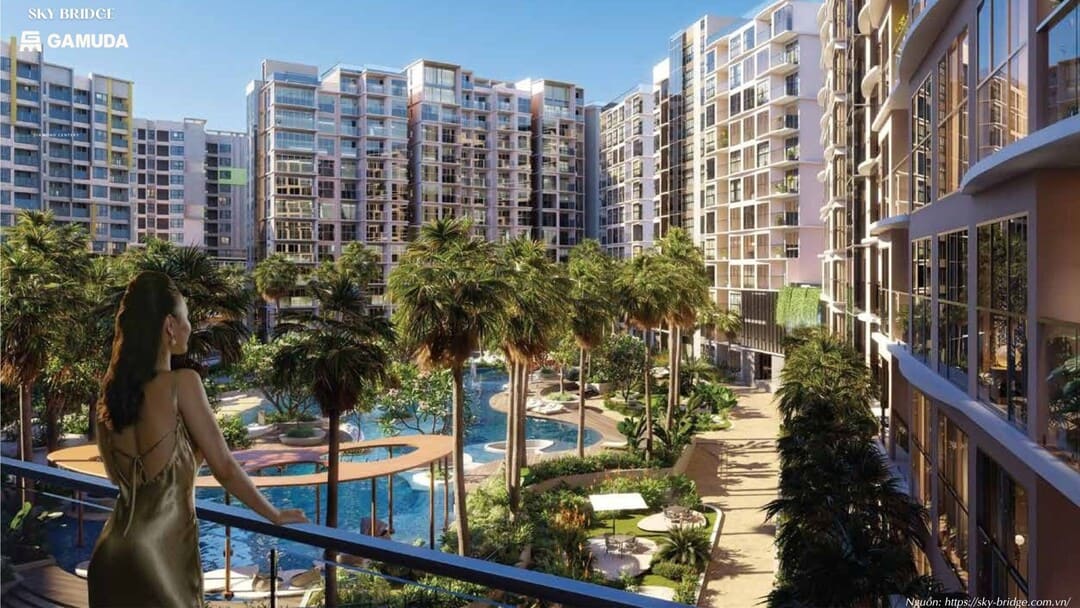 Không gian tiện ích nội khu xanh mát kết hợp hài hòa với thiên nhiên tại Norton Park