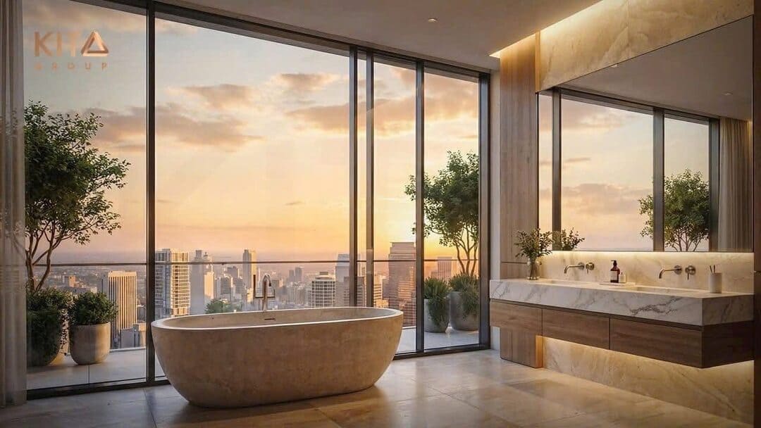 Nội thất đẳng cấp không gian sống Penthouse Ansana By Kita