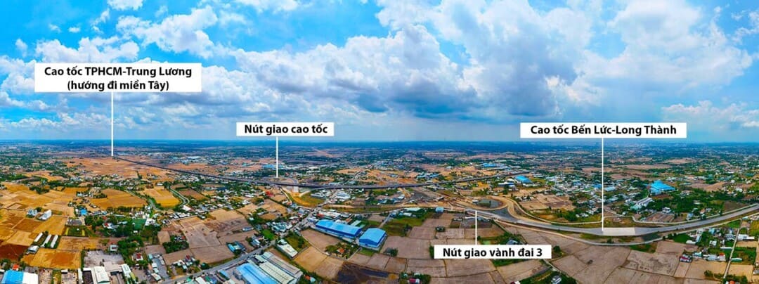 Tiến độ thi công dự án Cao tốc Bến Lức Long Thành thúc đẩy hạ tầng khu Tây Nam