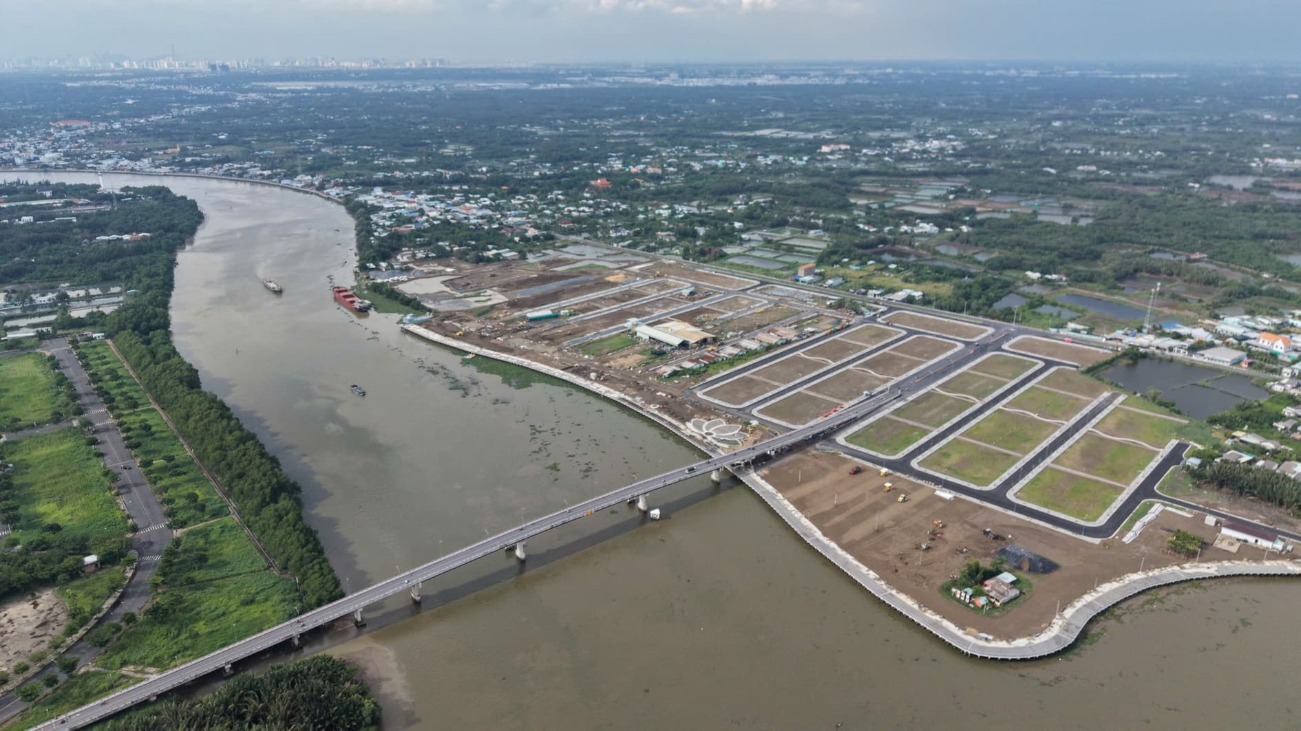 Tiến độ thi công hạ tầng tại dự án An Phước Riverside