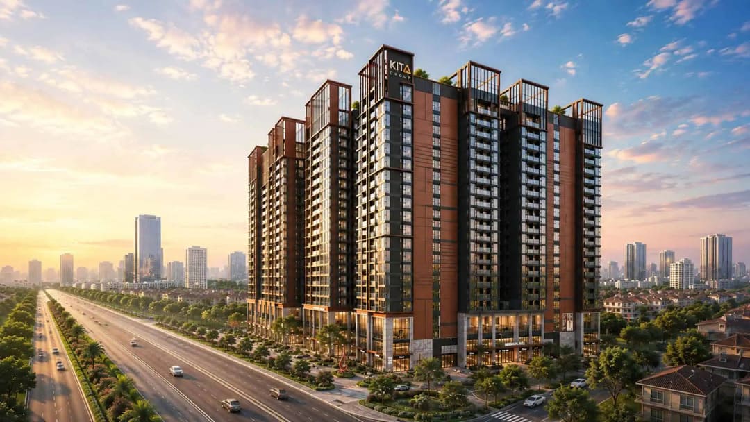 Phối cảnh tổng thể dự án căn hộ cao cấp Ansana By Kita khu Tây TP.HCM
