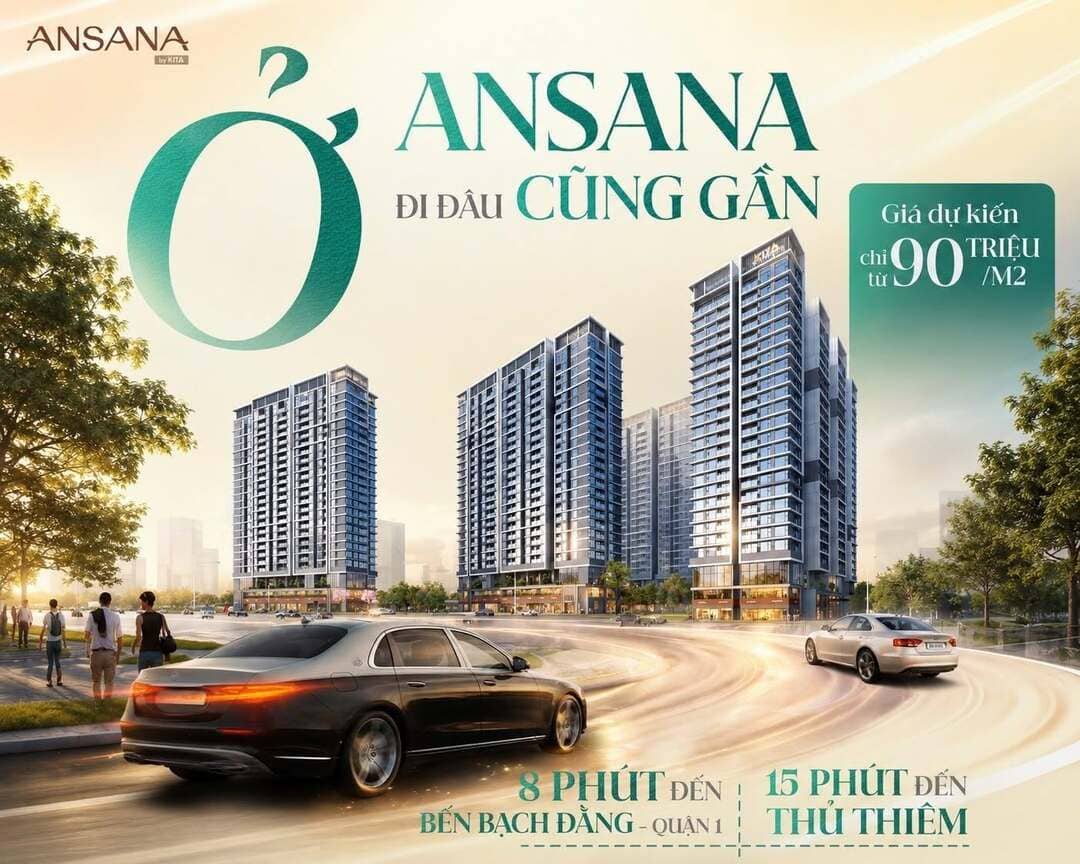 Vị trí Ansana By Kita kết nối siêu tốc tại Đại lộ Võ Văn Kiệt